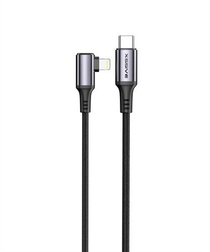 Xssive Braided 30W USB-C to 8-Pin Cable 1m Zwart