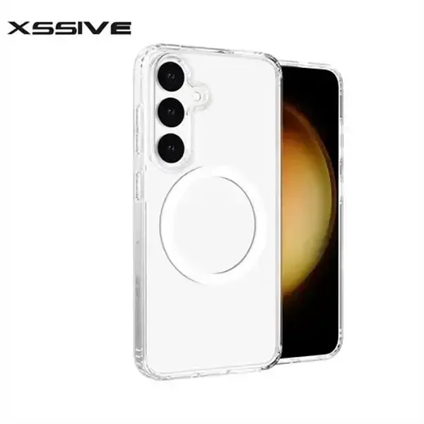 Xssive TPU Back Cover voor Magsafe Galaxy S25 - Clear