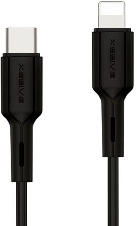 Xssive USB-C to 8 Pin (iPhone) 2m  Zwart