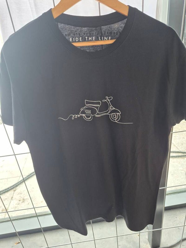 t-shirt 'ride the line'