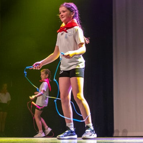 rope skipping t-shirt (kinderen en unisex)