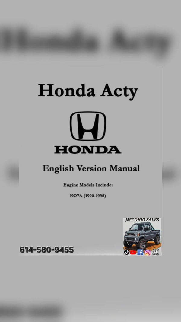 Honda instruction manual