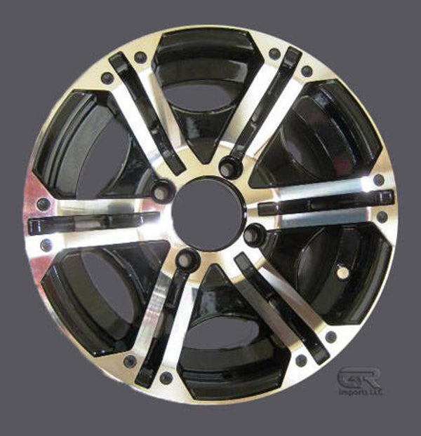 Black & Machined Aluminum Wheel (1 set of 4x115)