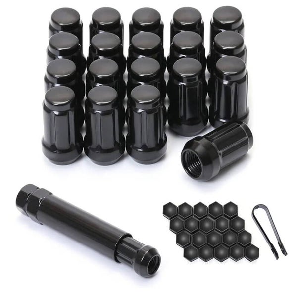 Slim spline lug nuts