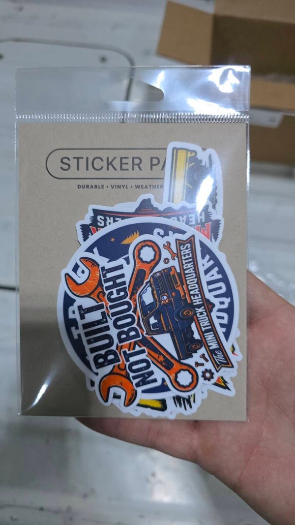 Mini Truck Headquarters Sticker Pack — Set of 7