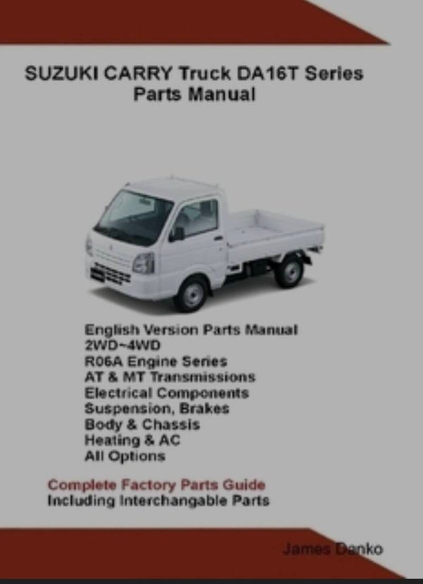 Suzuki DA16T Parts Manual