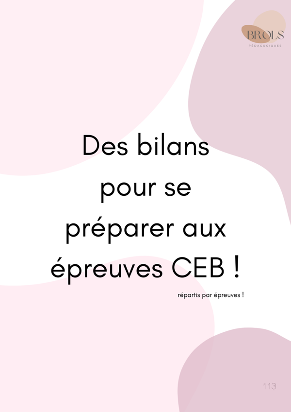 Bilans CEB