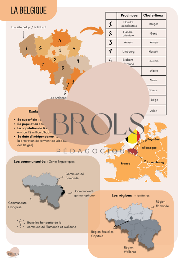 La Belgique - synthèse CEB