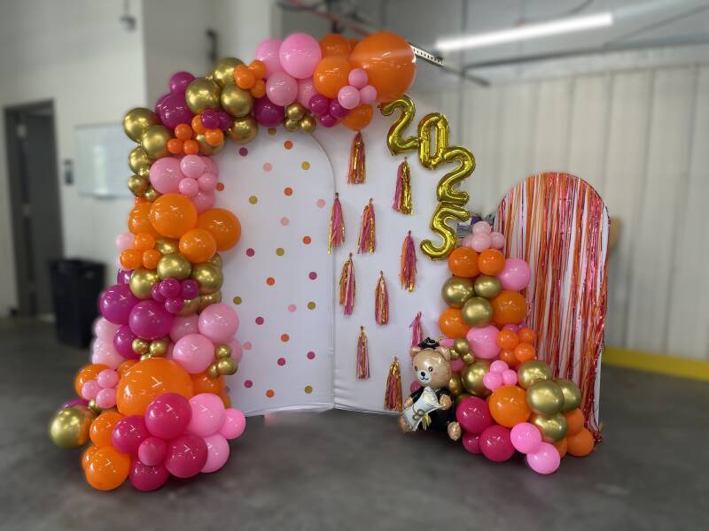 Graduation Arch Backdrop - Delux