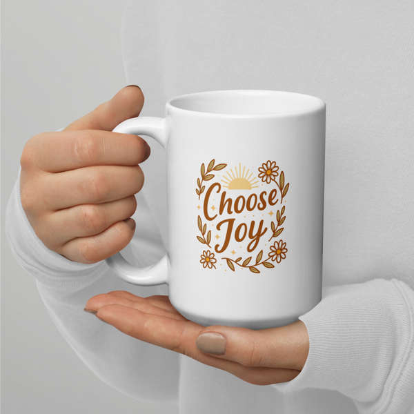 Choose Joy Ceramic Mug 15 oz.