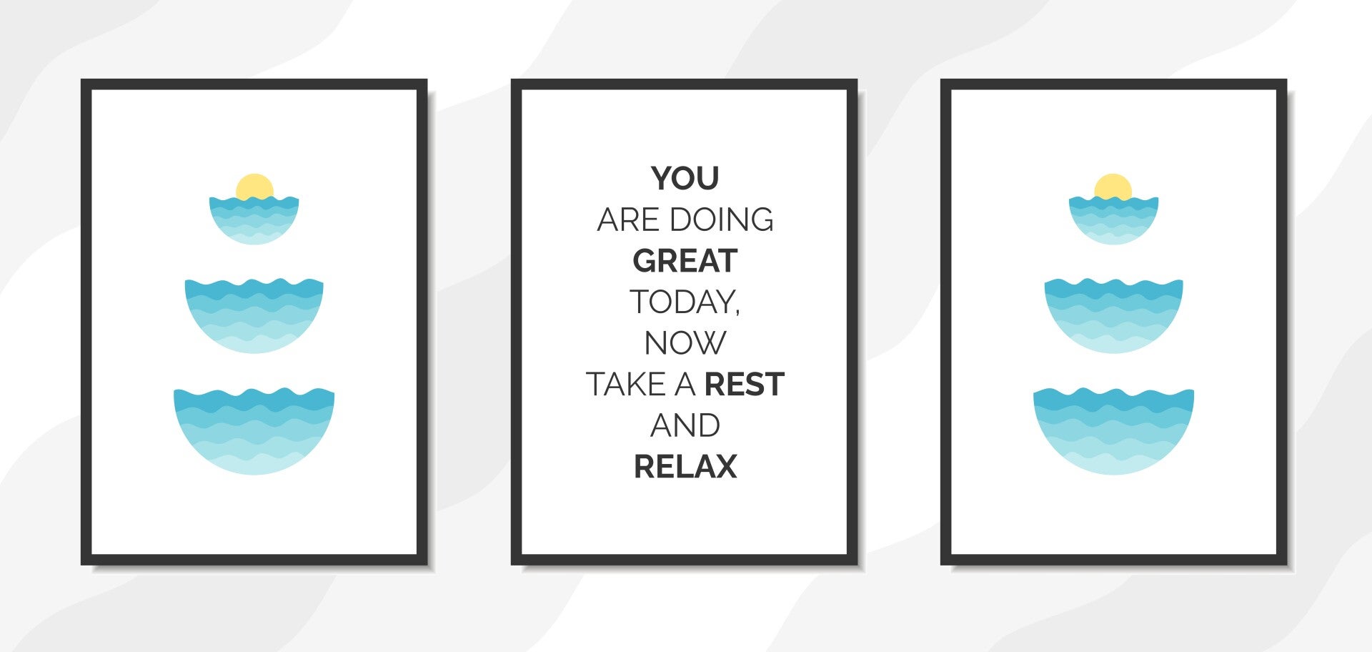 you are doing great today wall art