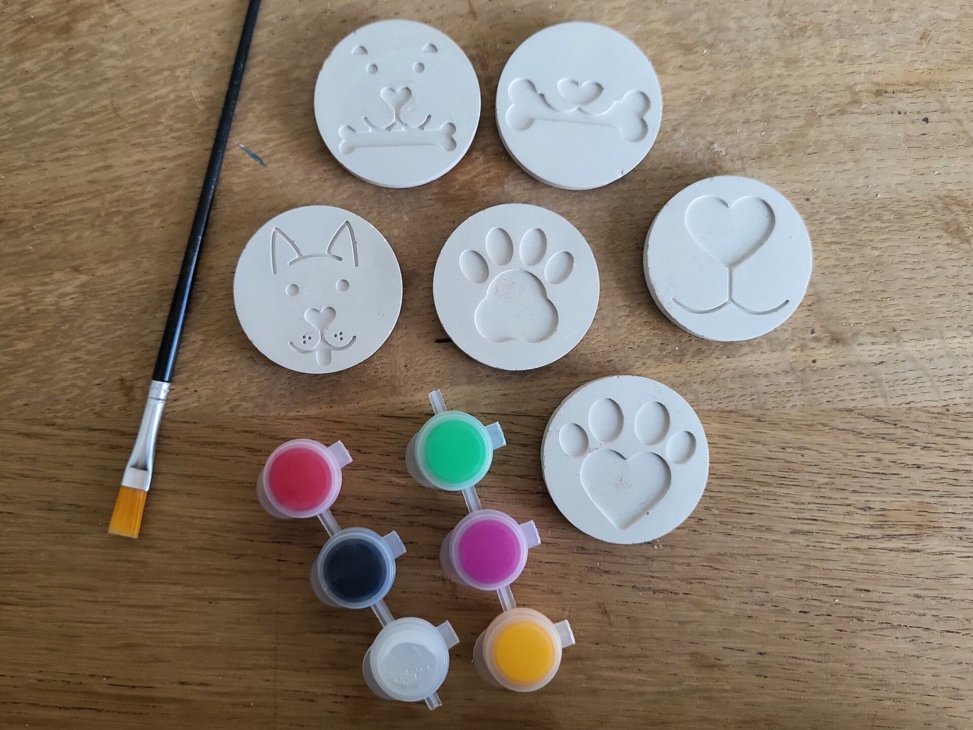 Schilder je eigen magneet: Honden Buttons