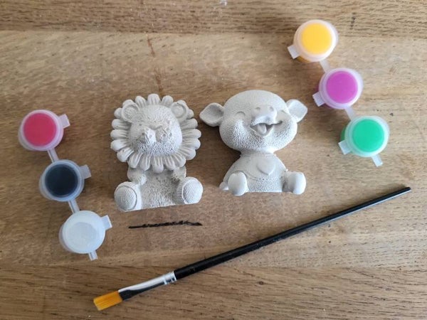 Schilder je eigen magneet: Leo en Pig