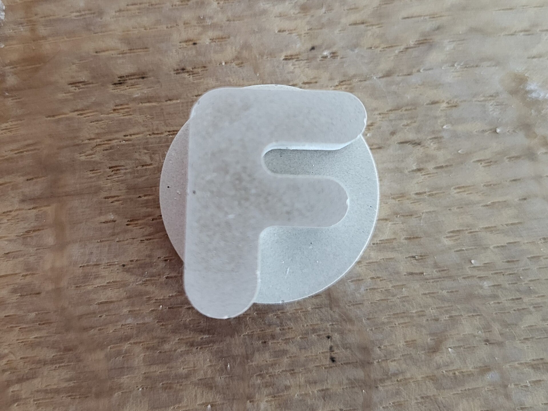 Schilder je eigen naam: Letter F