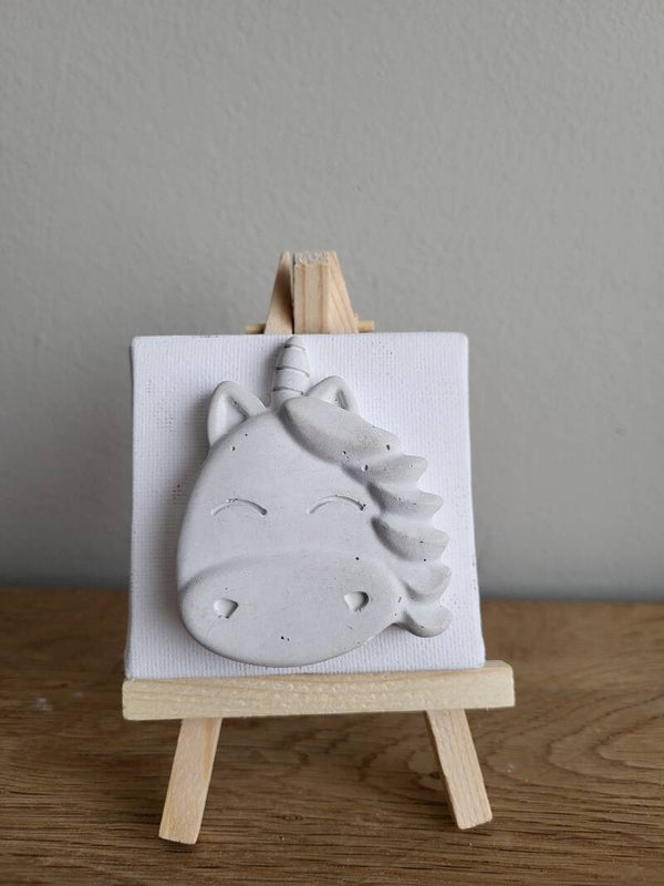 Canvas magneet: Unicorn
