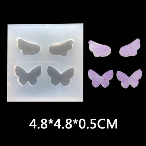 1 moules silicone ailes papillons  pour création bijoux -
