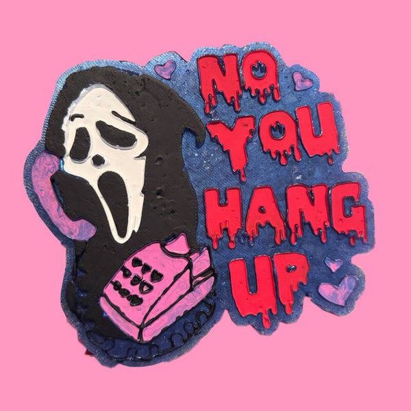 Car freshie (SCREAM HANG UP)