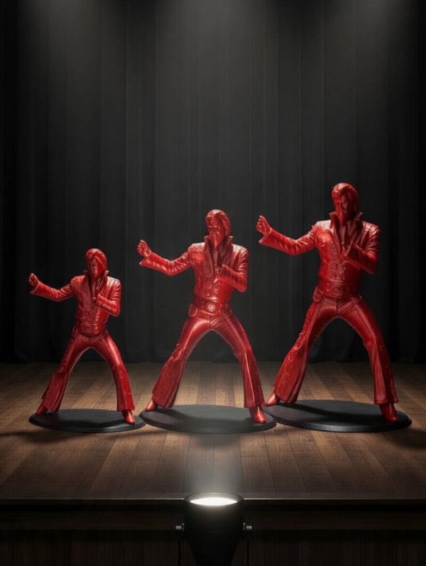 Elvis Hot Red Burnin' Love Model Small 5" Inch