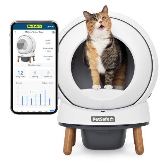 Petsafe Scoopfree Smartspin Self Cleaning Litter Box