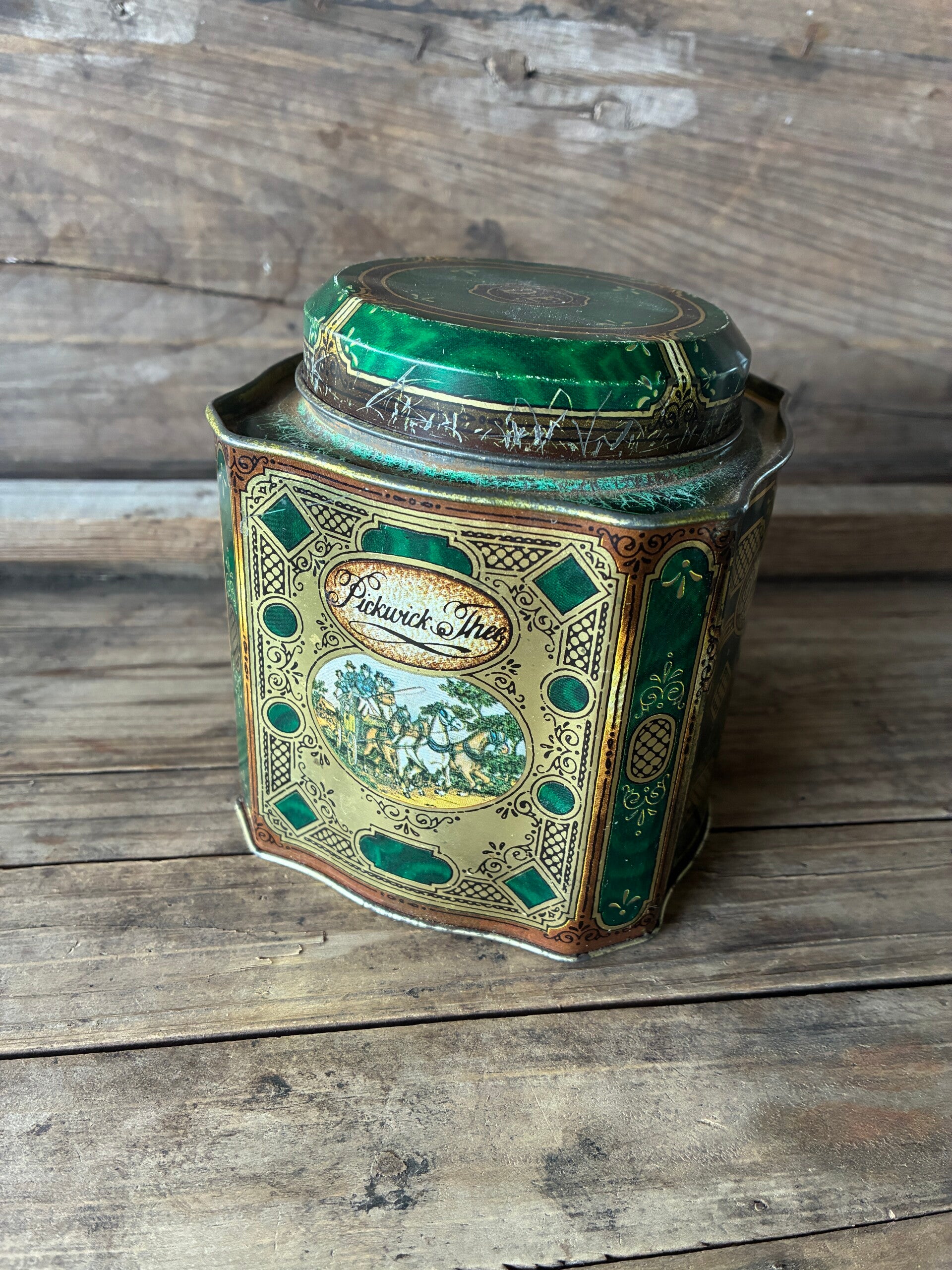 Pickwick oud theeblik