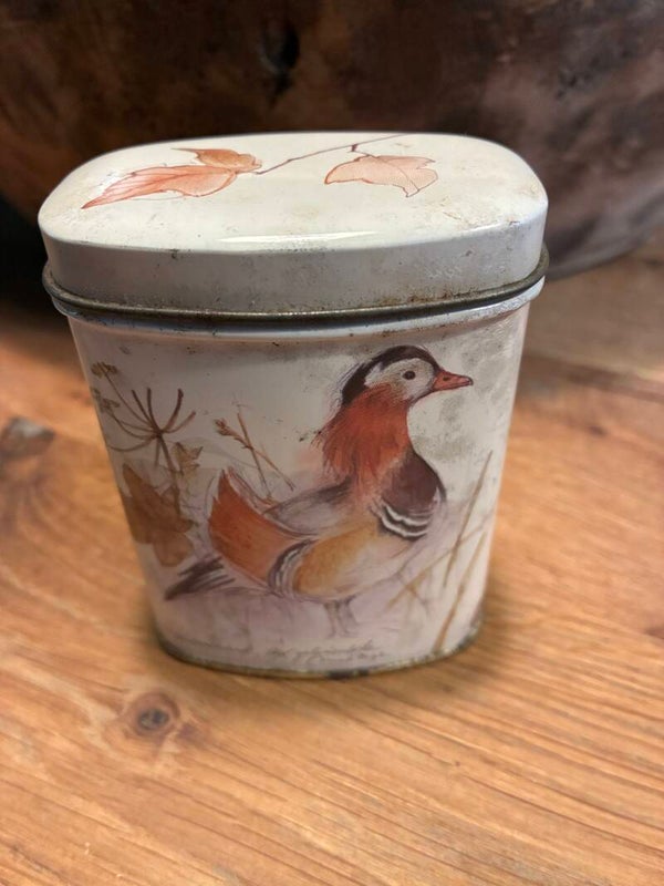 Blikje Assam thee 8x6x4 cm