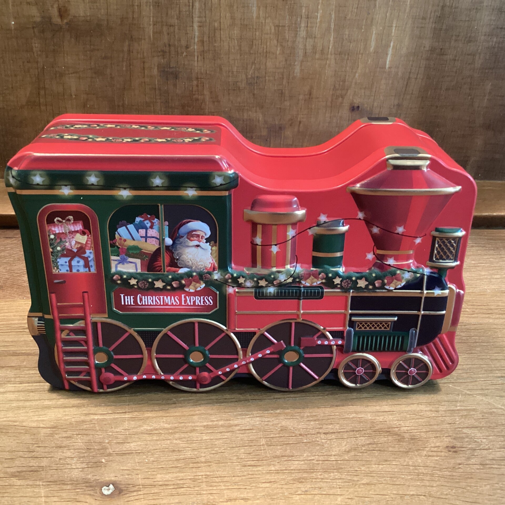 Kerst blik the christmas express 16x10x6 cm