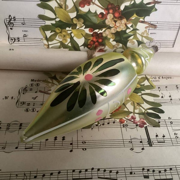 Prachtig antiek kerstbal ornament 20 cm