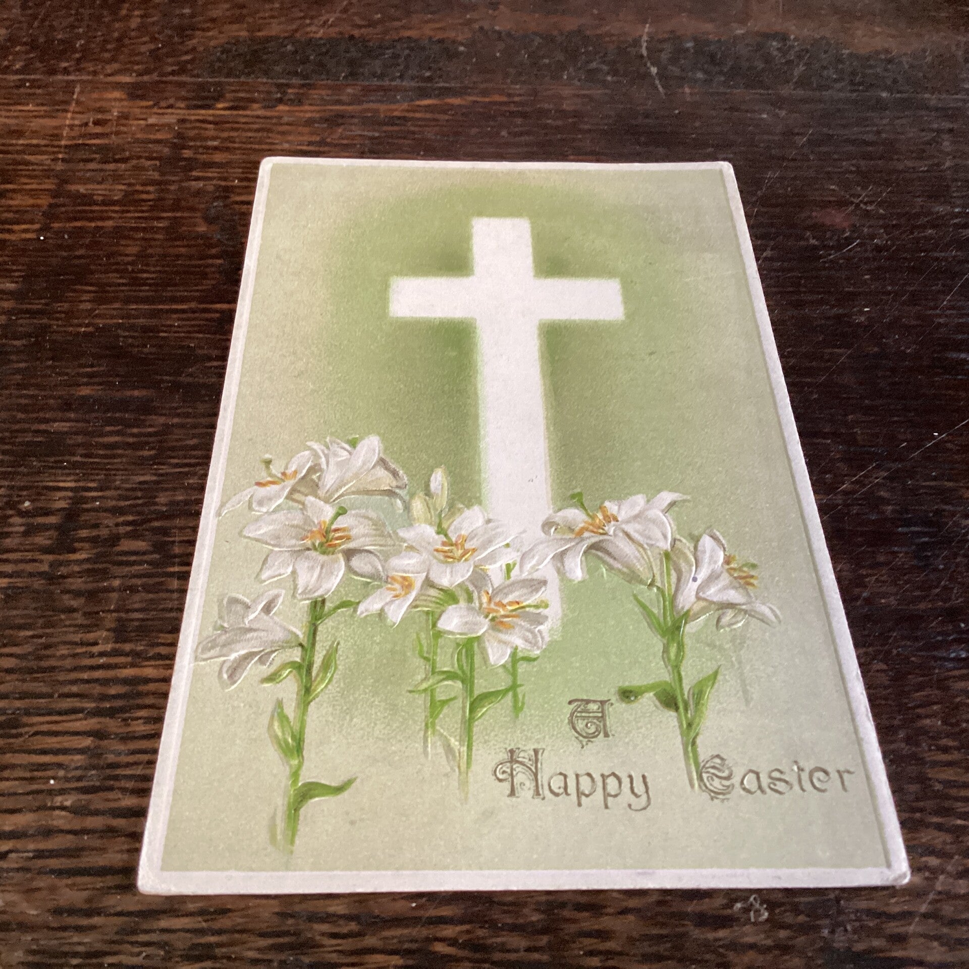 Antieke paaskaart in reliëf, USA, begin 1900