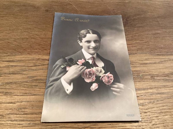 Antieke nieuwjaarskaart, 1913