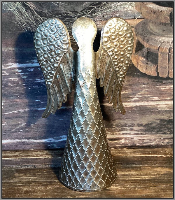 Metalen engel 28 cm