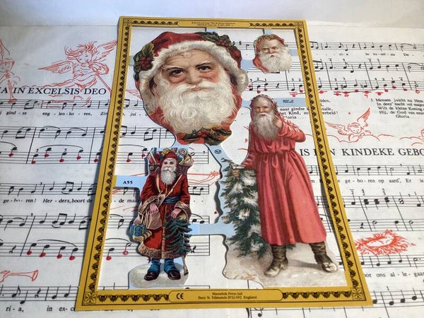 Poezieplaatje kerstman per vel