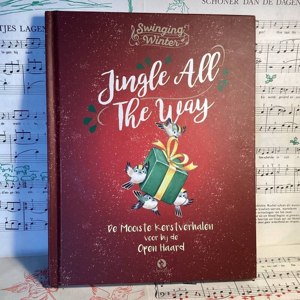 Kerstboek “Jingle all the way” 180 bladzijden kerstverhalen én liedjes