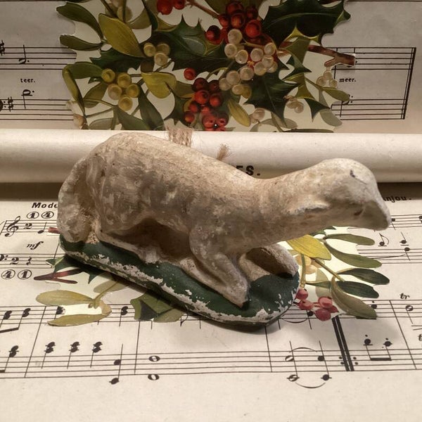 Oud gipsen schaap