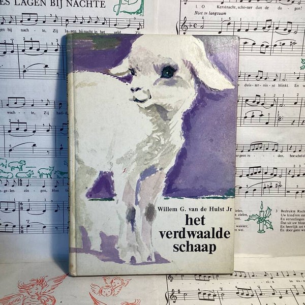 Het verdwaalde schaap, vintage kerstboek, 4e druk