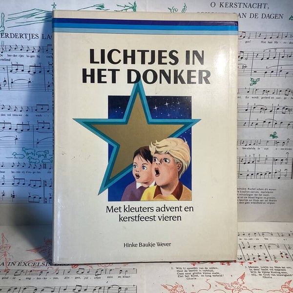 lichtjes in het donker, voor kleuters, vintage boek