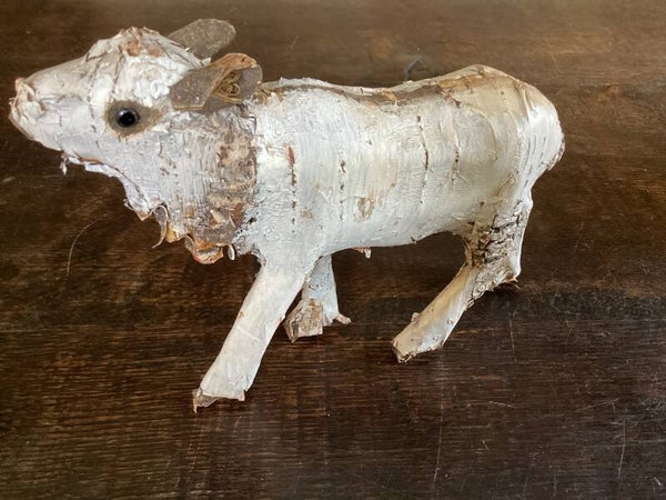 Eland van berkenhout gemaakt, 22x16x5 cm