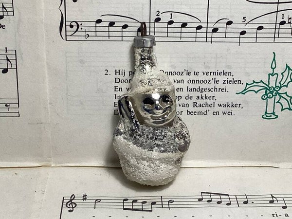 Antiek schoorsteenvegertje gesuikerd, 6 cm