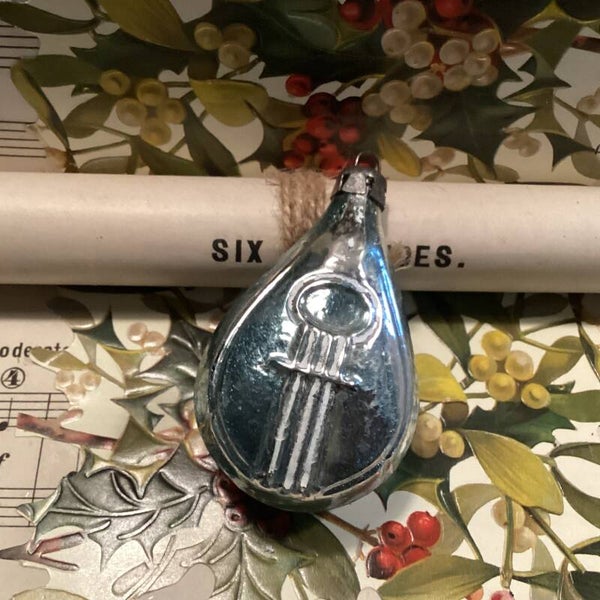 Kleine luit of banjo,apart blauw