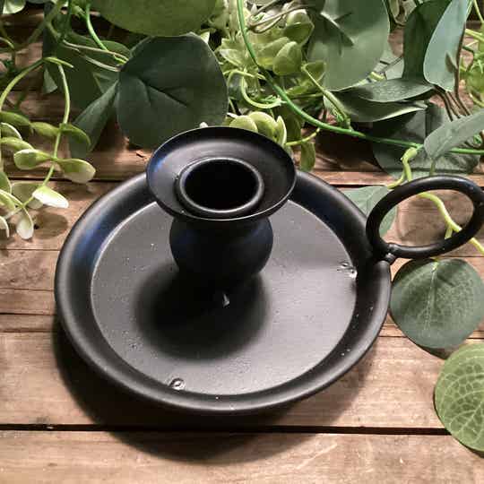 Blaker, diameter 13 cm zwart metaal