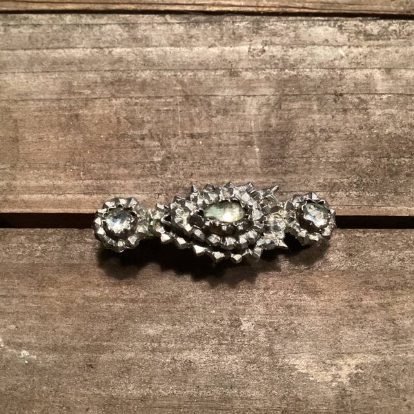 Broche met strass steentjes 3,5 cm