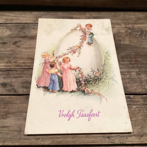 Antieke paaskaart