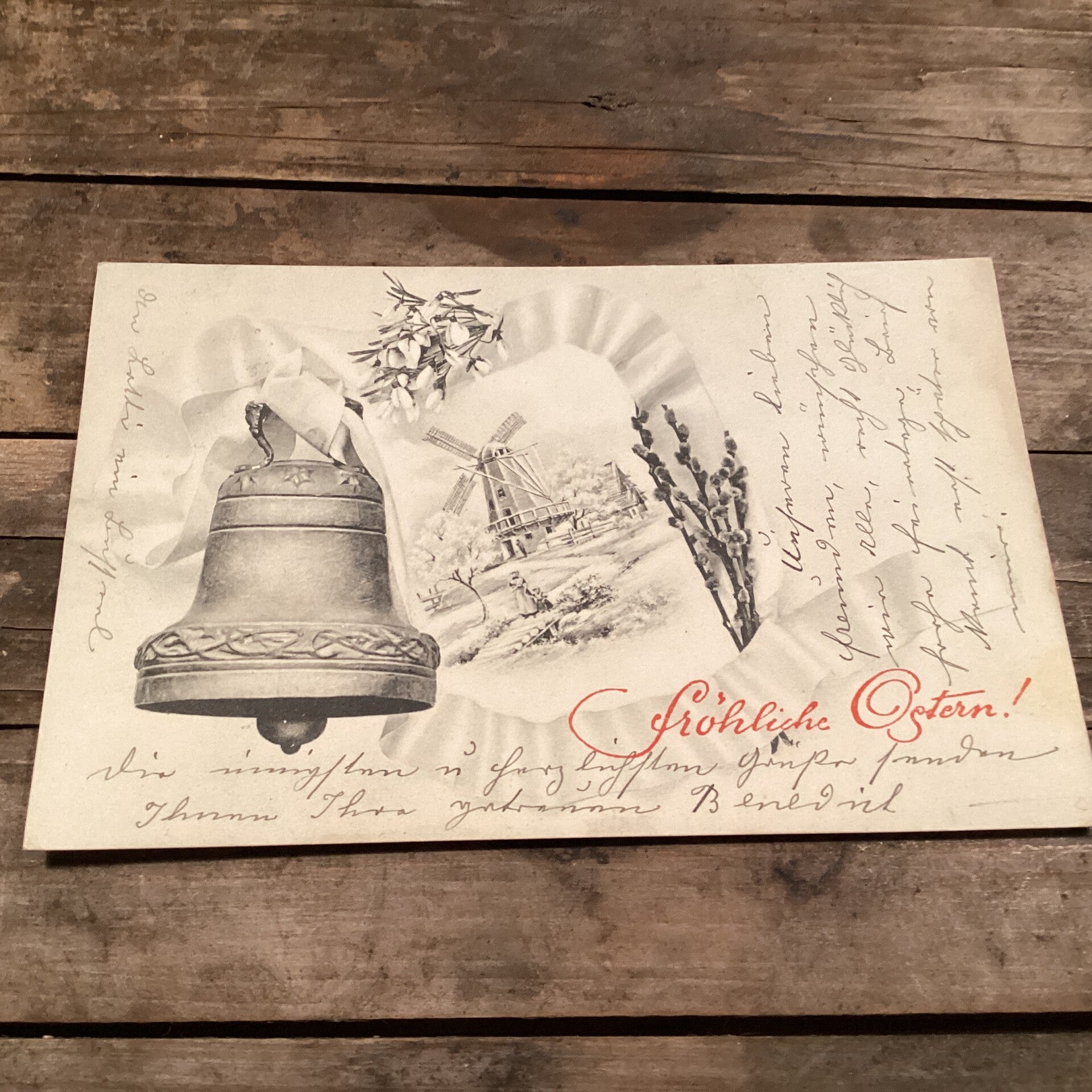 Antieke paaskaart