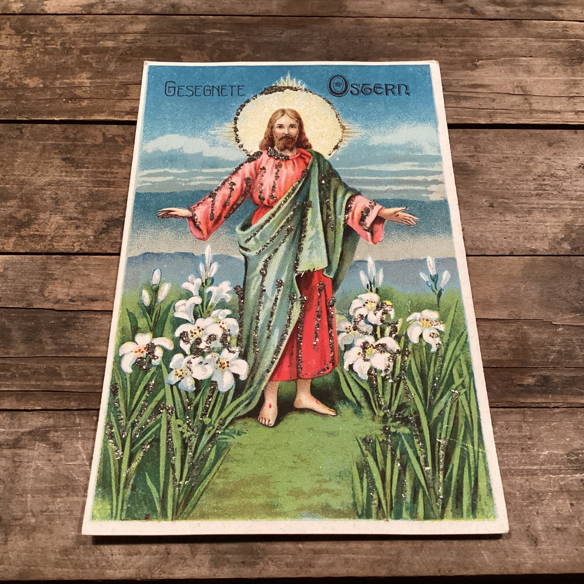 Antieke paaskaart, onbeschreven