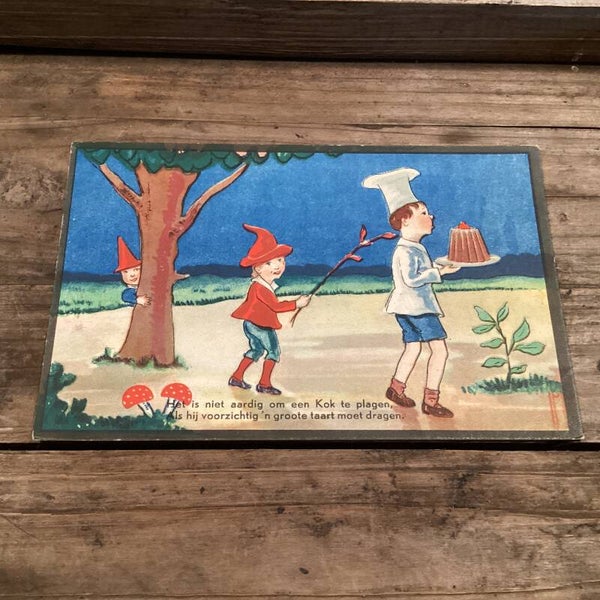 Antieke kinderkaart