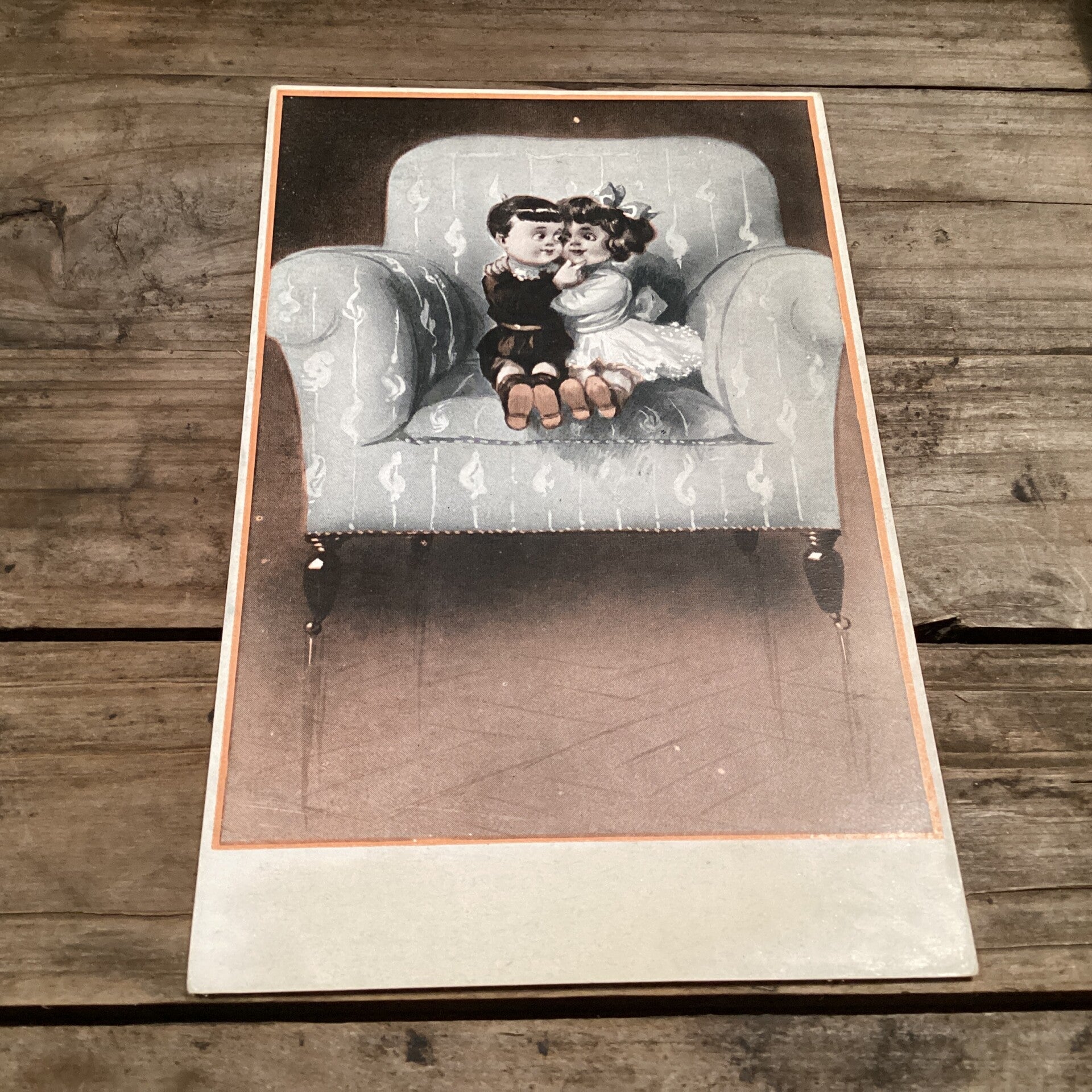 Antieke kinderkaart, onbeschreven