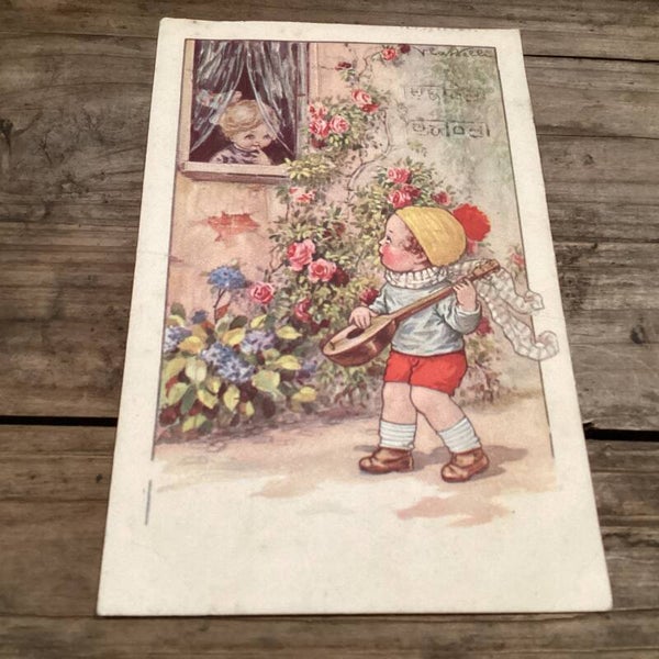 Antieke kinderkaart