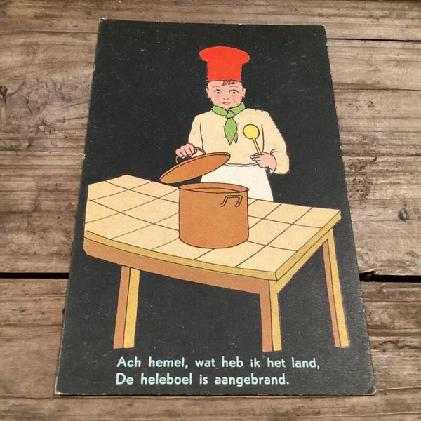 Antieke kinderkaart