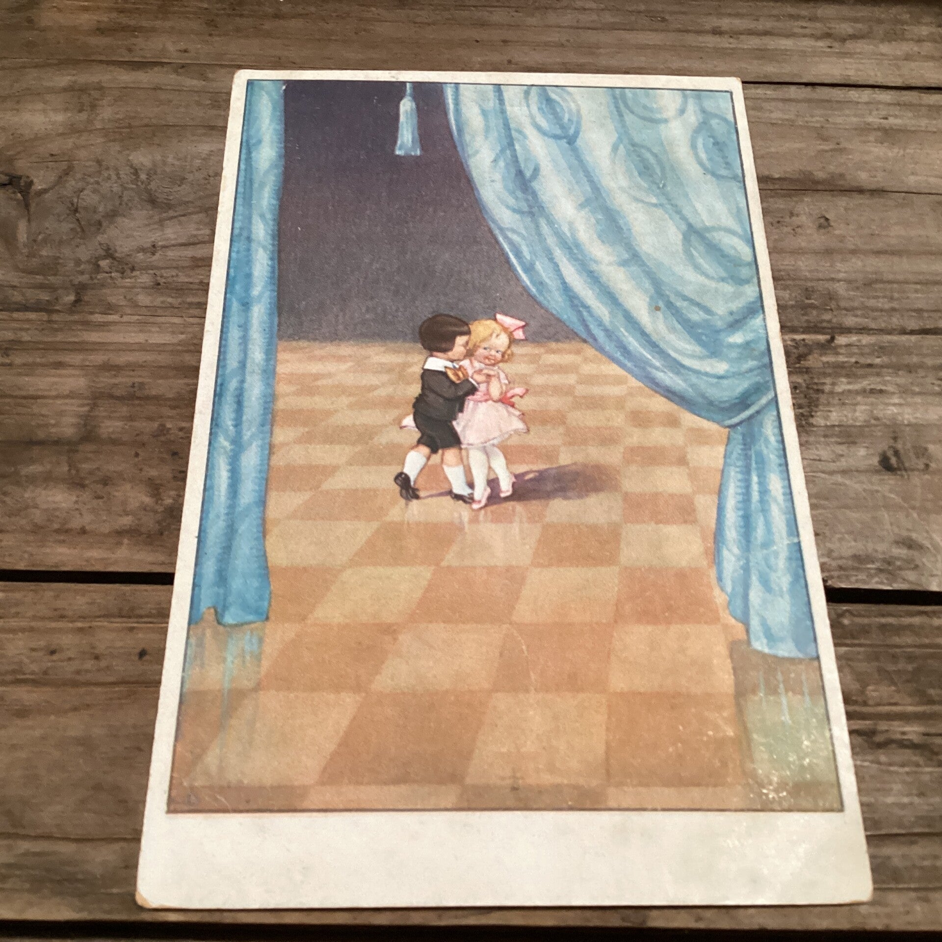 Antieke kinderkaart, onbeschreven