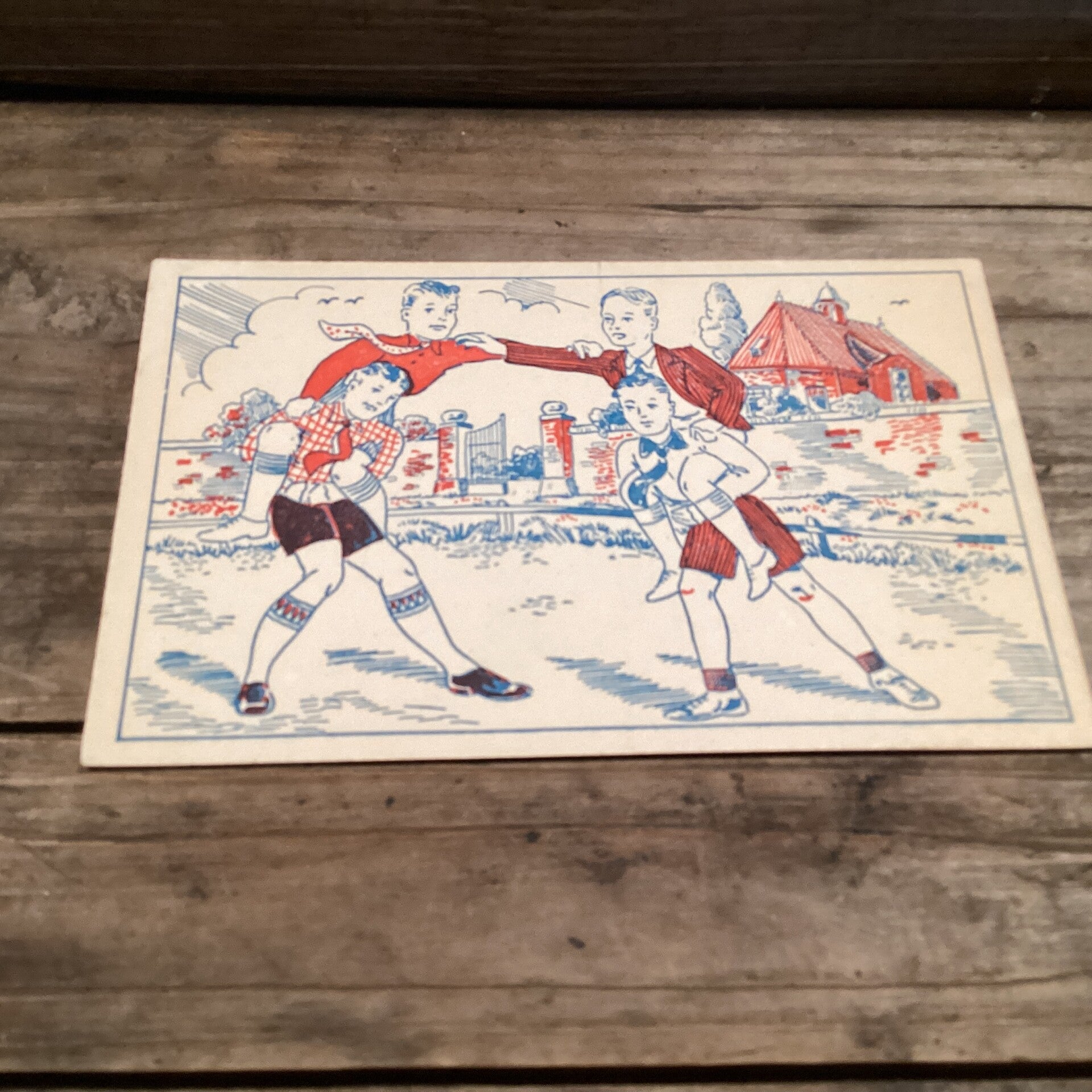 Antieke kinderkaart, onbeschreven