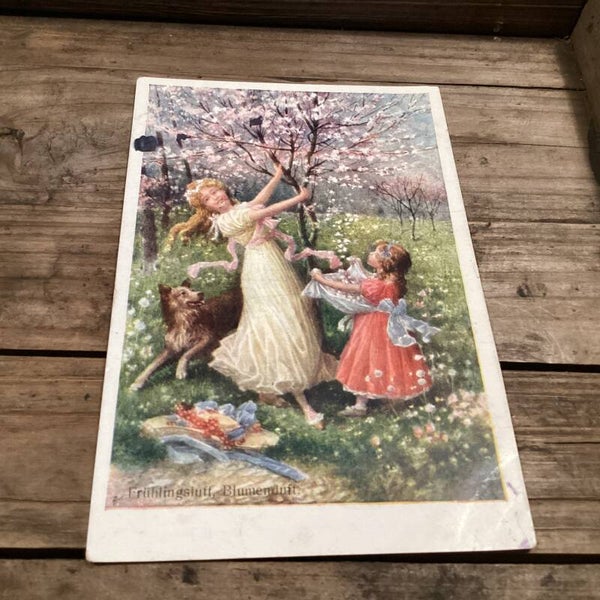 Antieke kinderkaart